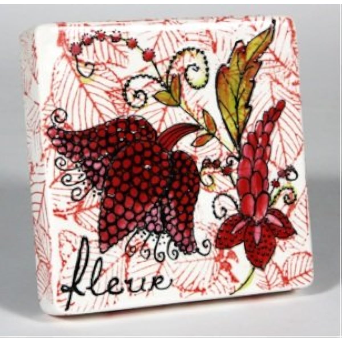 Bisque - 6x6" Ceramic Canvas (Unpainted, ready for glaze)