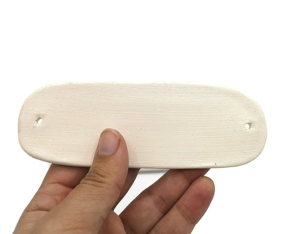 3 Blank Tiles, Craft Supplies Unpainted Ceramics, Ready to Paint Bisque, Home Decor DIY